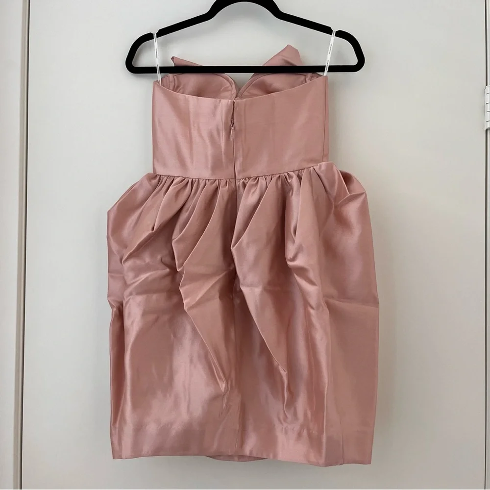 NWOT Zimmermann Matchmaker Bustier Wool-Silk Blush Pink Mini Dress 0 - Picture 5 of 16